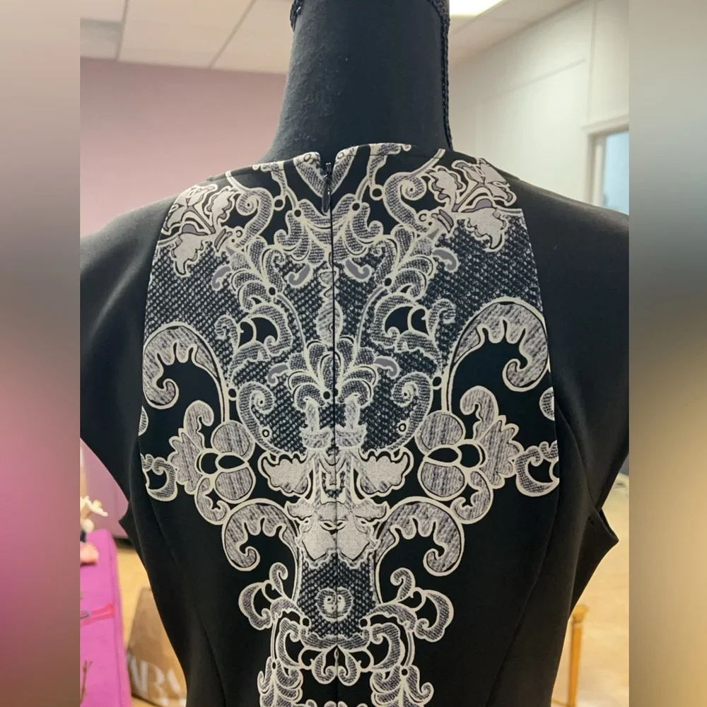 Donna Morgan Lace Black & White Dress - Picture 4 of 8